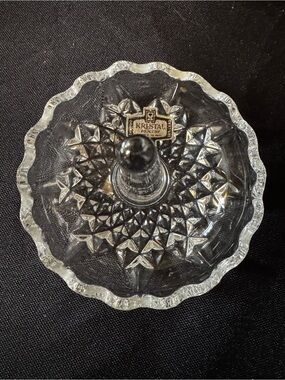 Kristal Zajecar ring holder dish 24% lead crystal